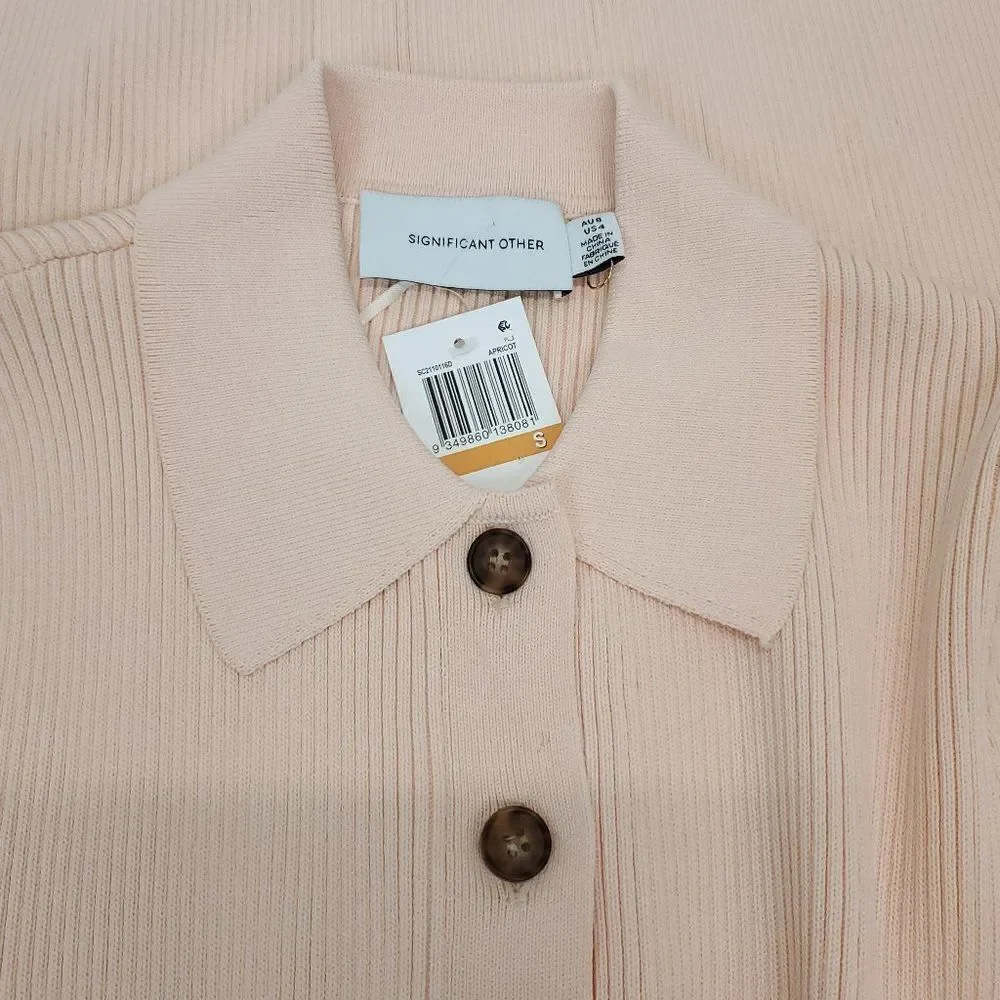 Significant Other Delta Knit Dress in Apricot - Picture 8 of 11